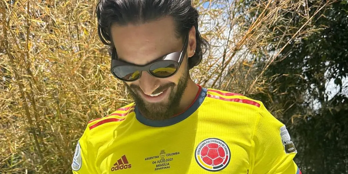 El cantante colombiano no pudo evitar su emoción y orgullo tras la victoria ante Alemania.
