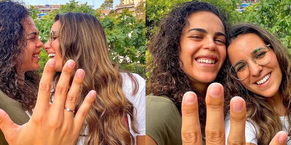 El conjunto azulcrema felicitó a su exjugadora por su compromiso.