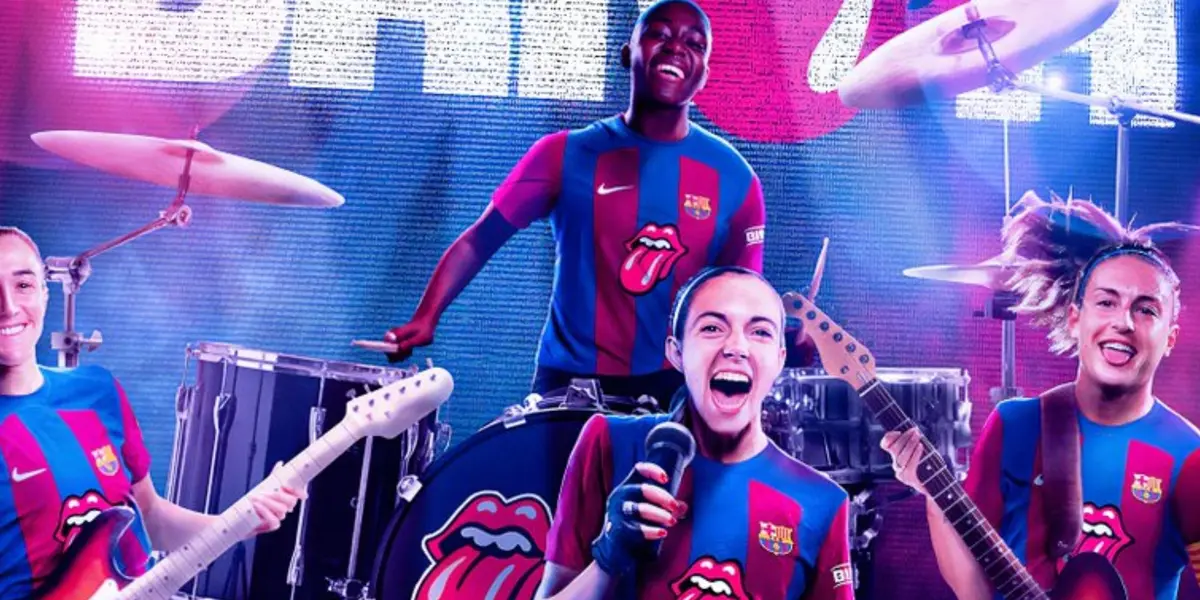 El conjunto azulgrana ha dado a conocer su camiseta limitada en colaboración con el grupo de rock.