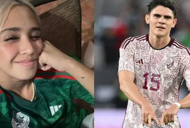 El defensa mexicano anotó el primer tanto del Tri y tuvo una romántica dedicatoria.