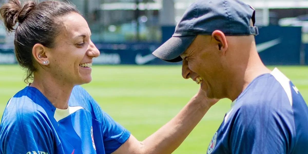 El estratega de las Águilas destacó la valentía de la jugadora francesa.