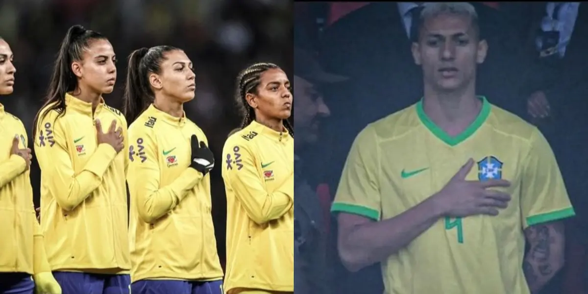 El jugador brasileño le mostró el apoyo a sus compañeras en la Finalissima Femenina.