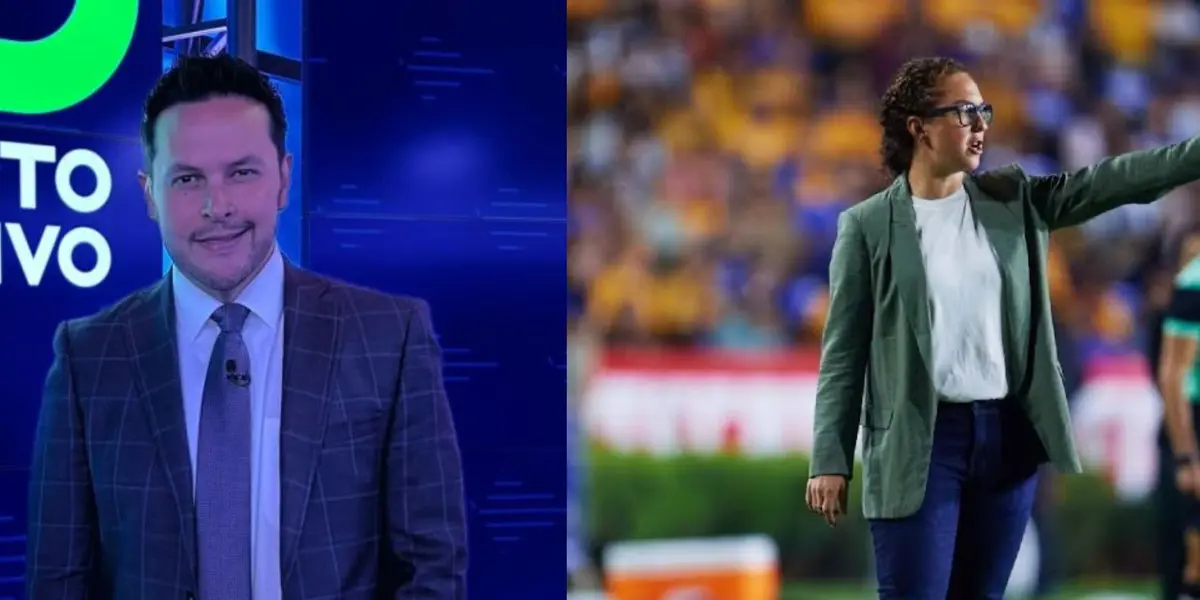 El narrador hizo un comentario sobre el peso de la entrenadora y los aficionados en redes sociales se le fueron encima.