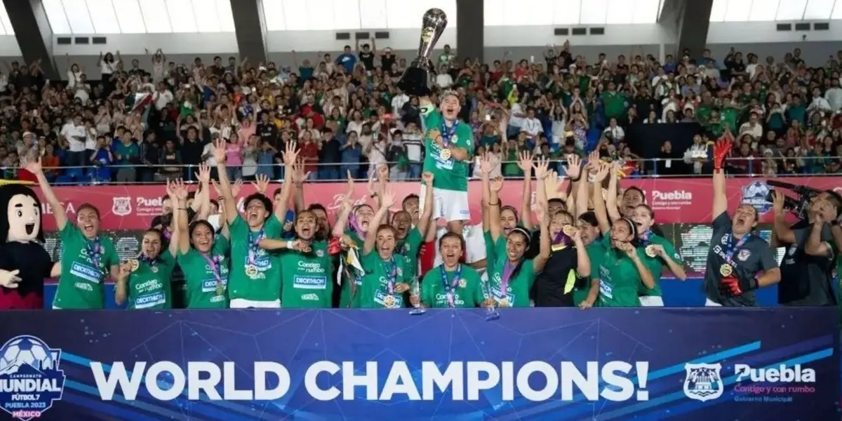 El nombre de México está en lo más alto luego del campeonato mundial de Fut 7 en ambas ramas.