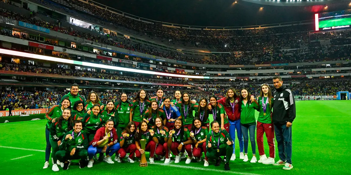 El Tri Femenil fue reconocido por su campeonato en el Premundial.