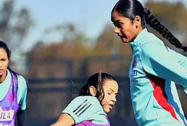 Esta jugadora se lesionó y el partido tuvo que ser suspendido.