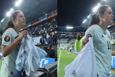 La afición mexicana tuvo una acción que a la jugadora no le gustó y han sido criticados por esto.