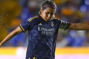 La defensora mexicana del conjunto merengue aseguró que en un futuro quiere llegar al circuito rosa.