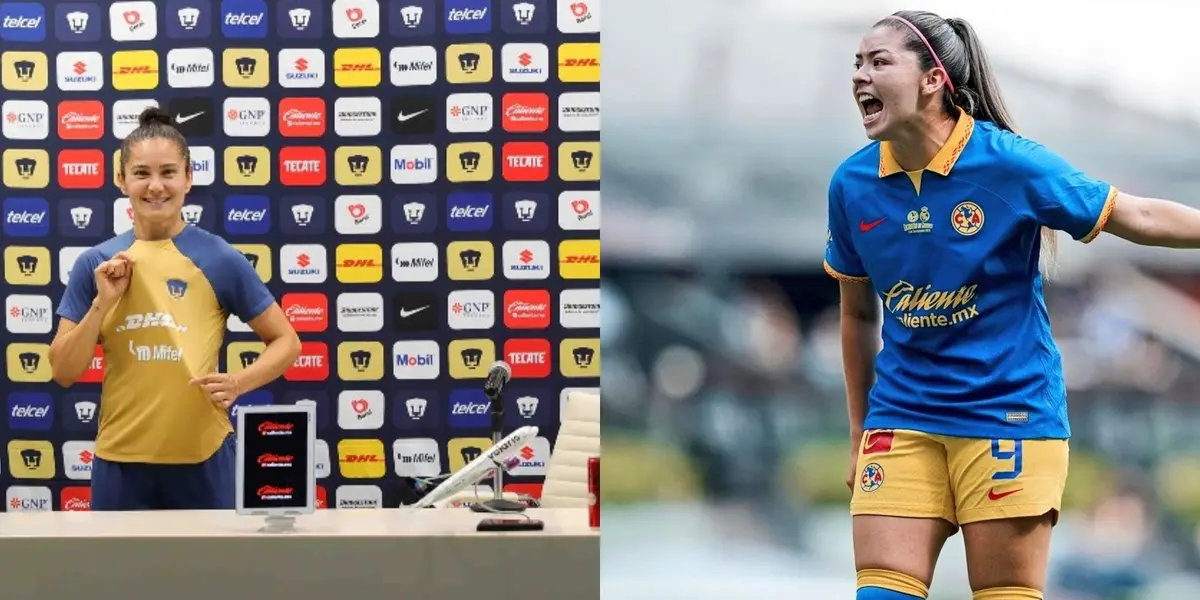 La delantera de Pumas habló sobre la competencia que tiene con Katty Martínez.