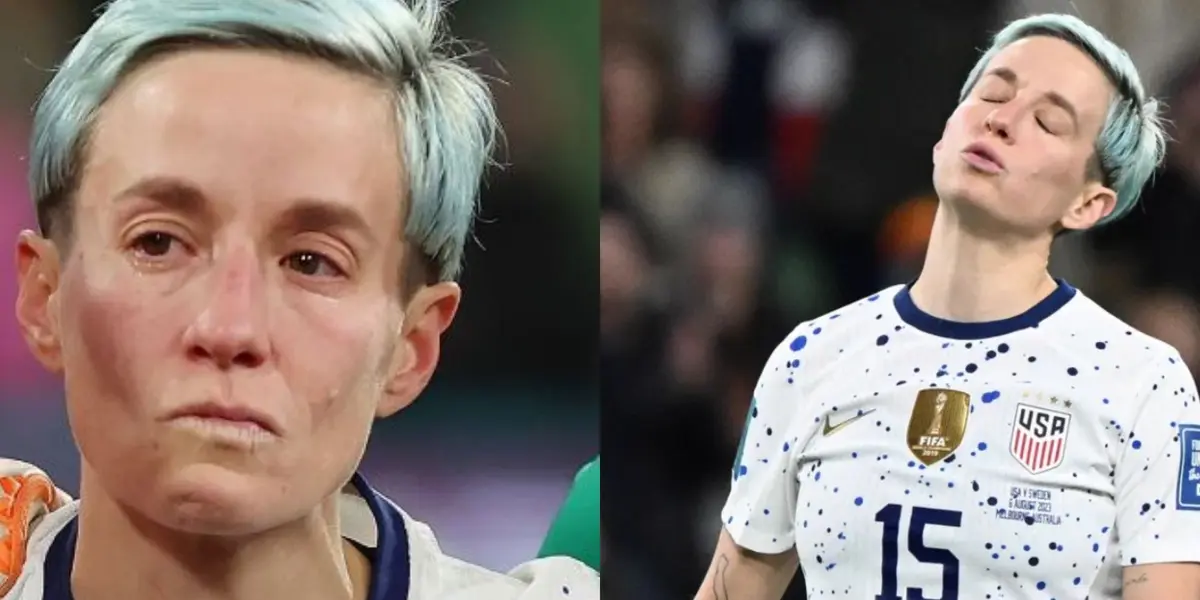 La estrella estadounidense no puede creer que falló uno de los penaltis.