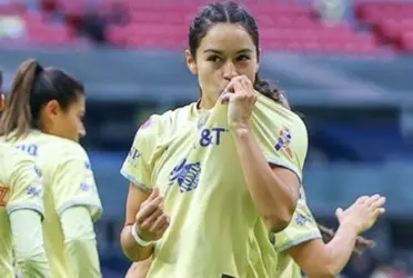 La exjugadora americanista anotó su primer gol con el equipo estadounidense.