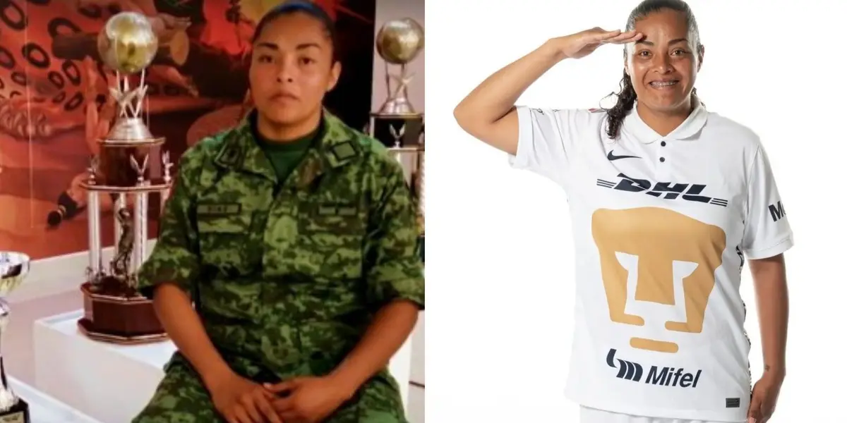 ‘La Generala’ está escribiendo su historia en el futbol mexicano femenil luego de estar en las Fuerzas Armadas.