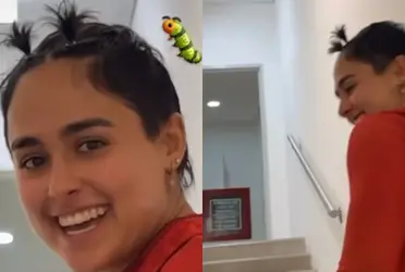 La guardameta del Rebaño presumió un look muy tierno después del entrenamiento.