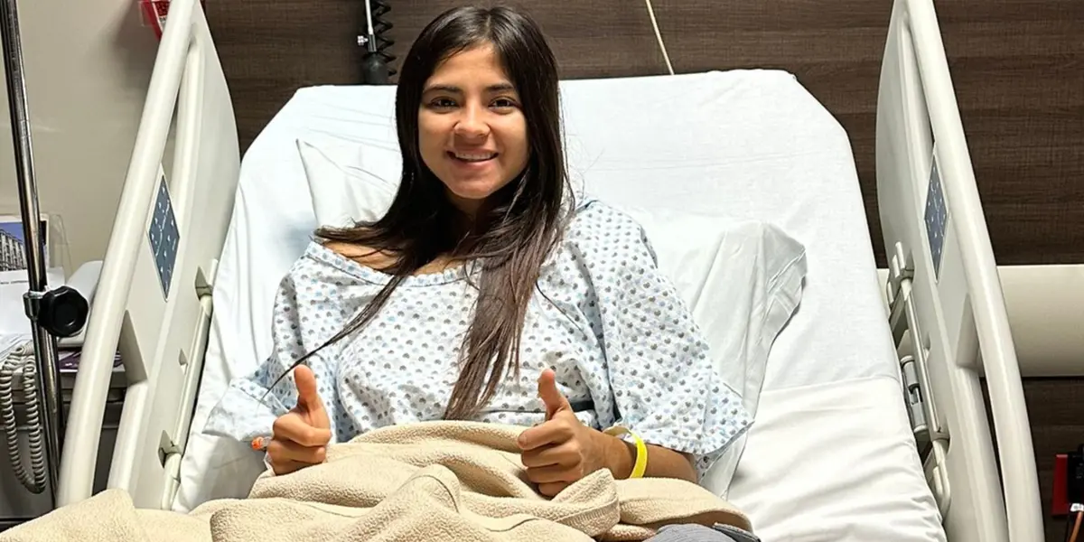 La jugadora agradeció los mensajes de apoyo tras ser intervenida quirúrgicamente.