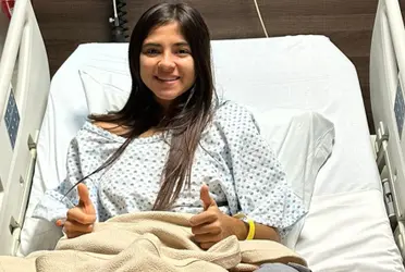 La jugadora agradeció los mensajes de apoyo tras ser intervenida quirúrgicamente.