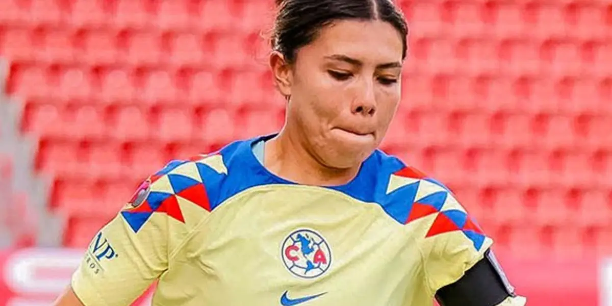 La jugadora americanista hizo una obra de arte durante el partido ante las Xolas.