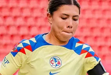 La jugadora americanista hizo una obra de arte durante el partido ante las Xolas.