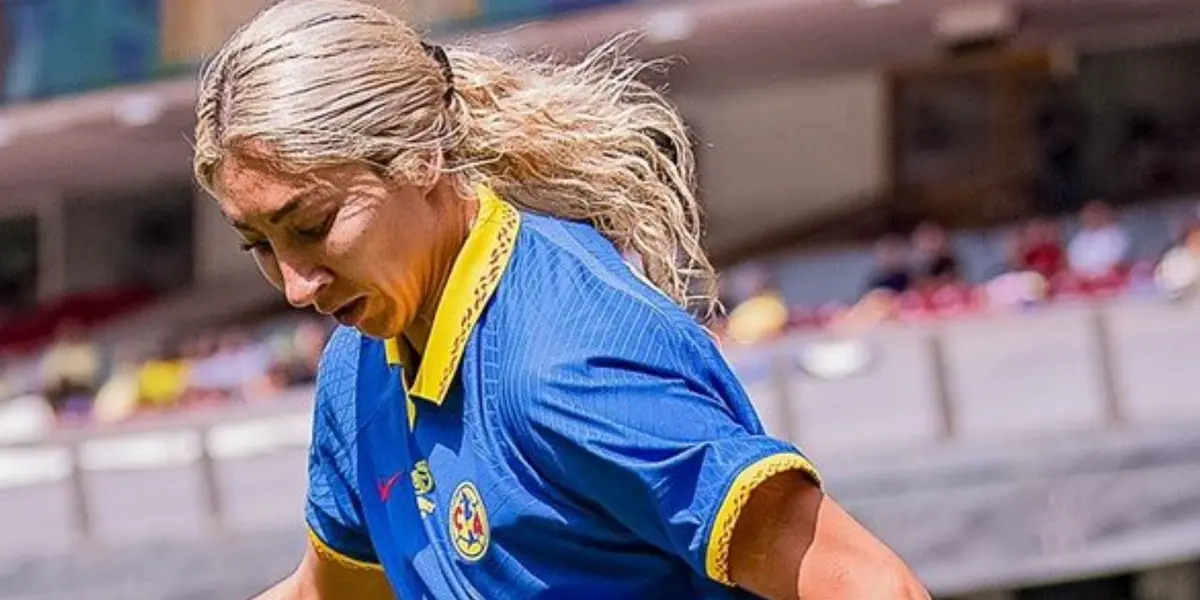 La jugadora americanista no pudo ocultar su emoción por haber ganado el Clásico y mandó un mensaje.