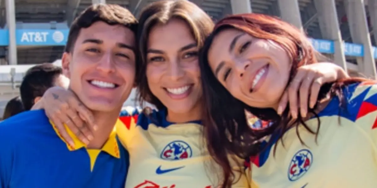 La jugadora americanista no puede ocultar la emoción cada que su pareja anota un gol.