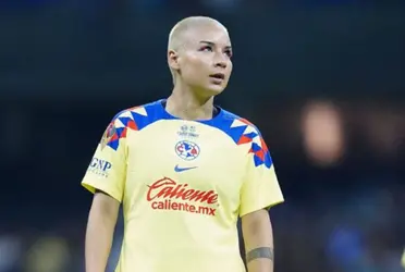 La jugadora americanista por fin pudo hacer su debut con las Águilas.