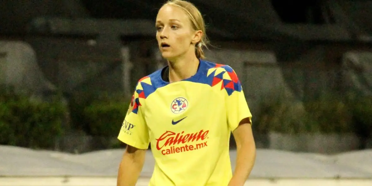 La jugadora americanista presentó un fuerte golpe y no estará disponible.