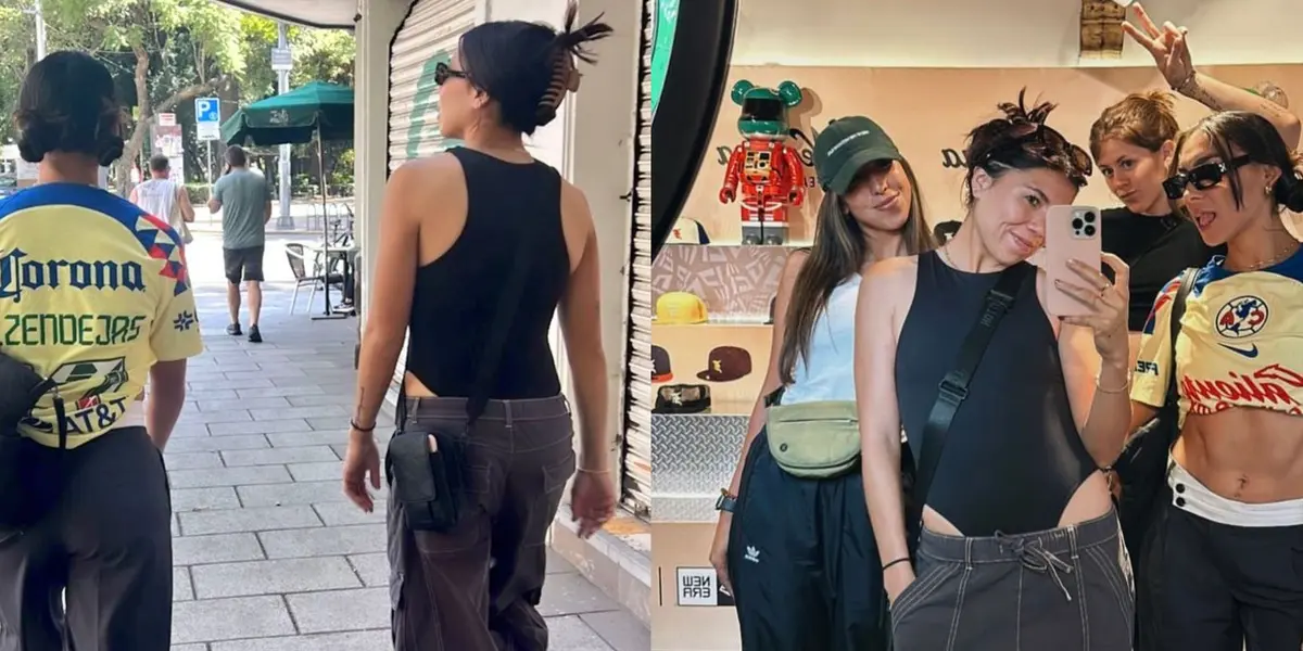 La jugadora americanista sorprendió a sus seguidores este viernes con un gran outfit.