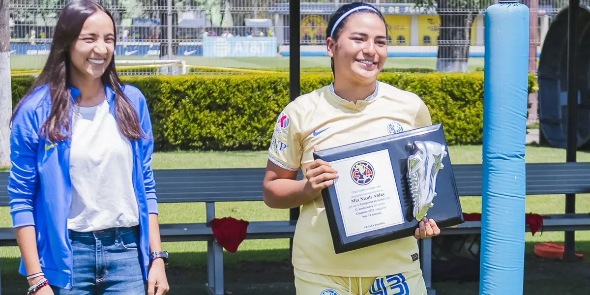 La jugadora azulcrema fue la más destacada en su categoría.