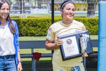 La jugadora azulcrema fue la más destacada en su categoría.