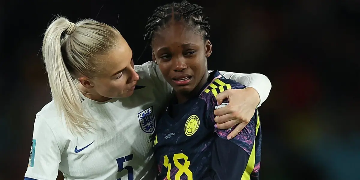 La jugadora colombiana se despidió de la justa mundialista entre lágrimas.