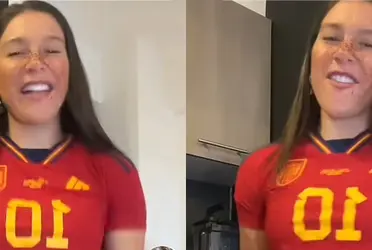 La jugadora de La Máquina demostró el apoyo que le ha dado a una de sus buenas amigas que le ha dejado el futbol.