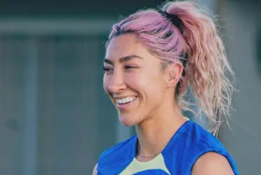 La jugadora de las Águilas estrenó nuevo look en la pretemporada azulcrema.