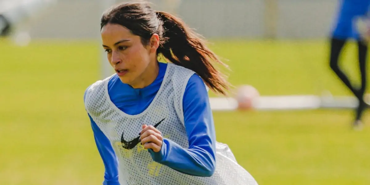 La jugadora de las Águilas se mostró feliz de jugar en el circuito rosa.