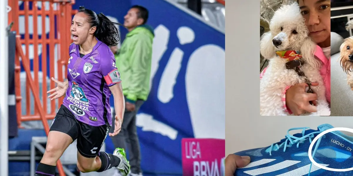 La jugadora de las Tuzas compartió con sus seguidores el lindo detalle en sus botines.