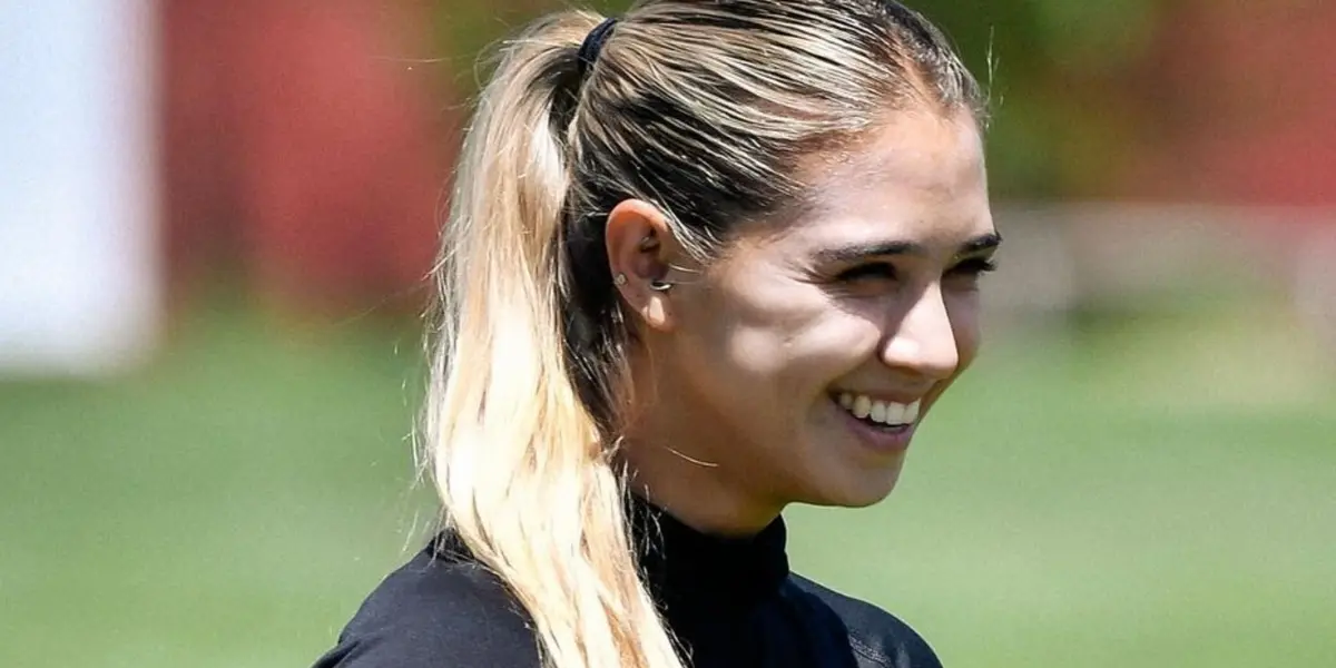 La jugadora de las Tuzas ya se encuentra entrenando al parejo de sus compañeras.