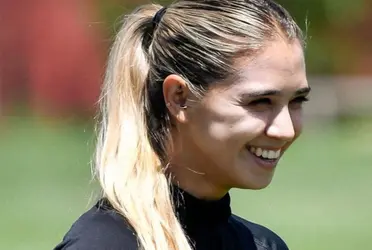 La jugadora de las Tuzas ya se encuentra entrenando al parejo de sus compañeras.