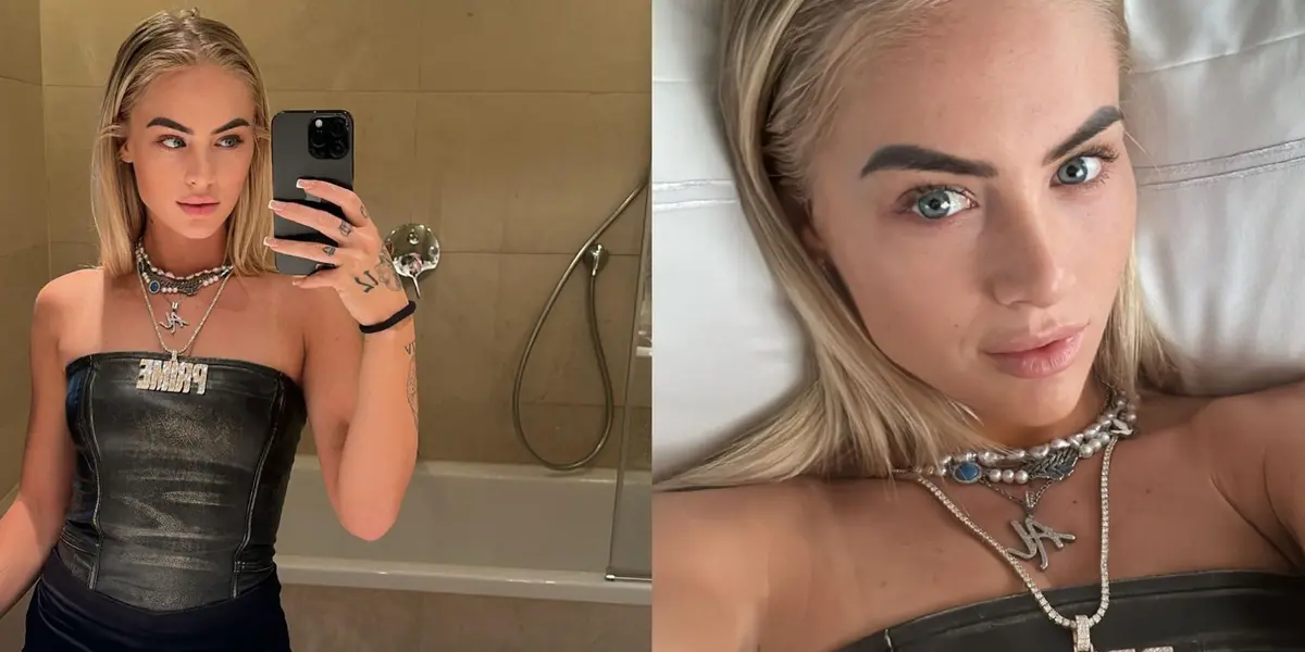 La jugadora de suiza presumió en algunas fotos su rostro sin maquillaje.