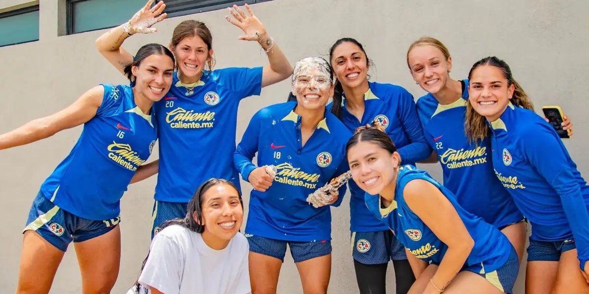 La jugadora del conjunto azulcrema festejó su cumpleaños en Coapa.