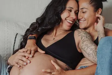 La jugadora del conjunto felino está a muy pocos días de dar a luz.