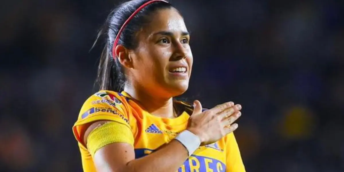 La jugadora del conjunto felino hizo una obra de arte durante el encuentro.