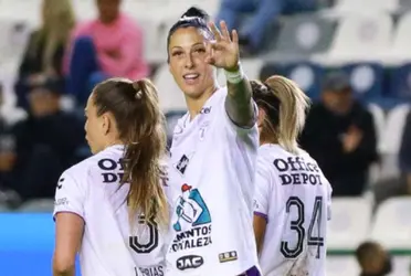 La jugadora española volvió a marcar en la competencia del circuito rosa.