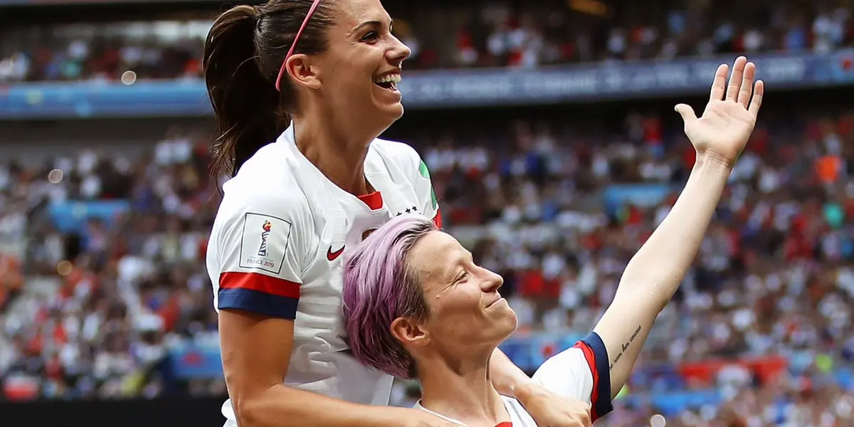 La jugadora estadounidense le mandó un emotivo mensaje a su amiga.