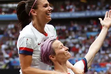 La jugadora estadounidense le mandó un emotivo mensaje a su amiga.