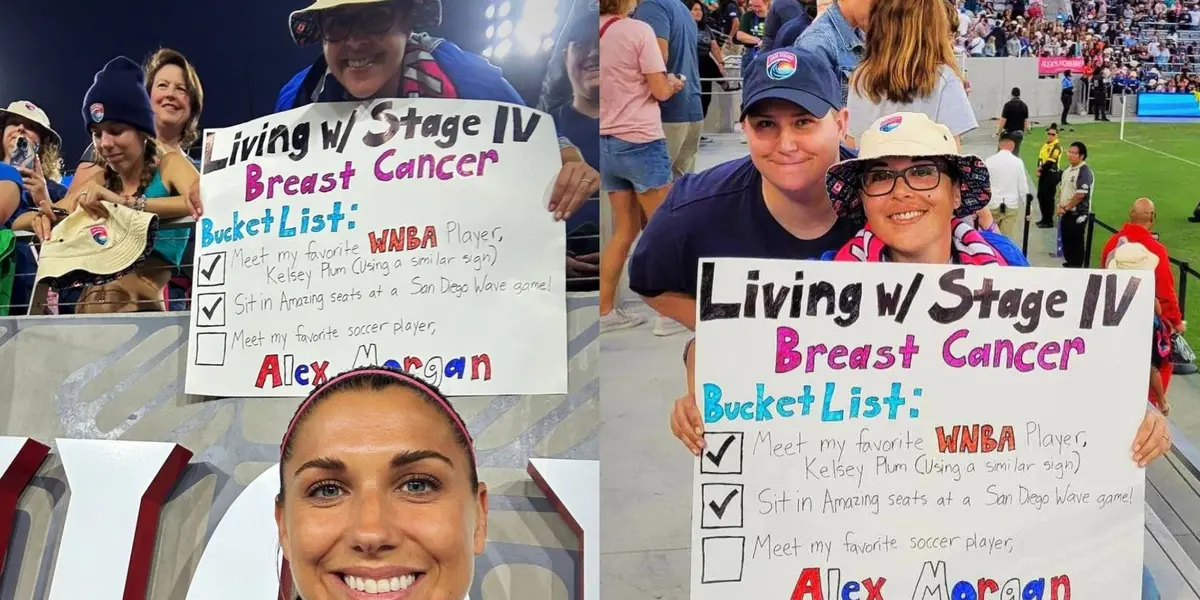 La jugadora estadounidense tuvo un hermoso gesto con una de sus seguidoras.