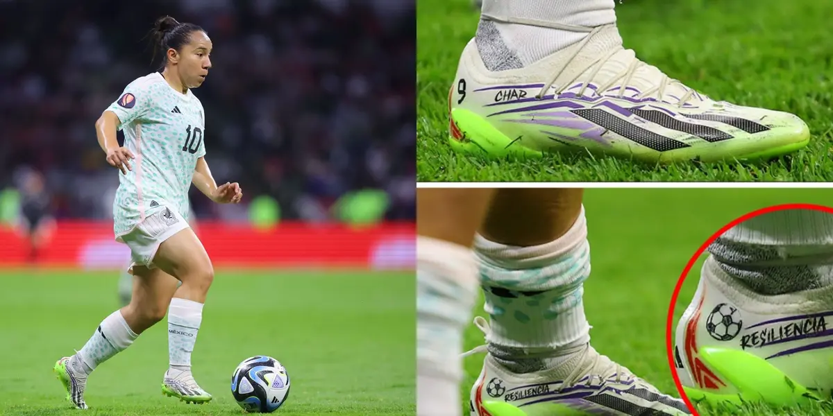 La jugadora lleva un mensaje que es de suma importancia en su vida y que la ha llevado a donde esta ahora.