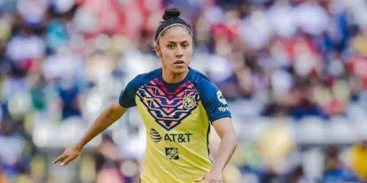 La jugadora regresó a jugar con el conjunto azulcrema luego de estar bastante tiempo fuera por lesión.