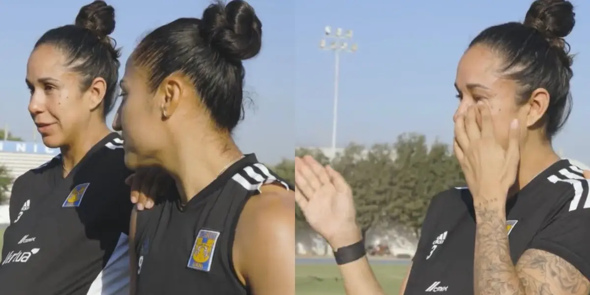 La jugadora reunió a sus compañeras para agradecerles por todo el apoyo que le han brindado.