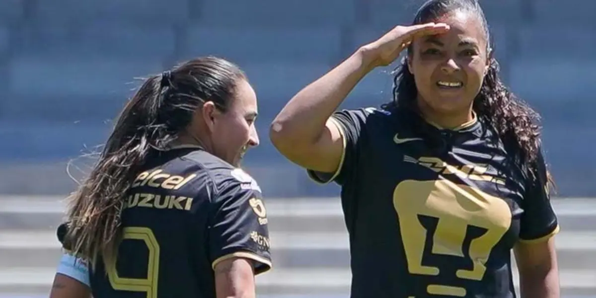 La jugadora selló la victoria de su equipo con esta obra de arte.