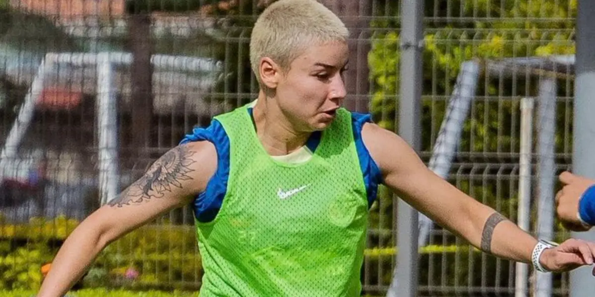 La jugadora ya también entrenó esta semana con el equipo azulcrema.