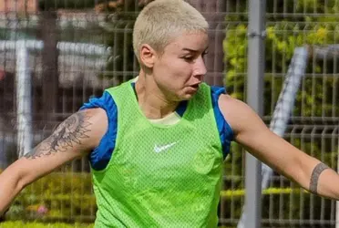 La jugadora ya también entrenó esta semana con el equipo azulcrema.