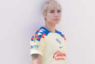 La nueva jugadora de las Águilas ya porta los colores del conjunto azulcrema.